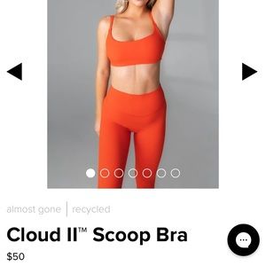 Vitality Cloud II Scoop Bra size large